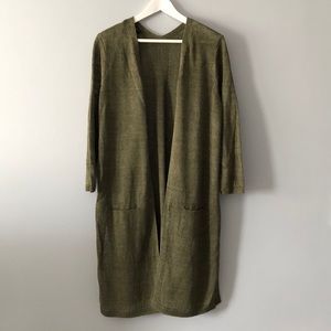 NWT TALBOTS LONG CARDIGAN (SIZE: M)